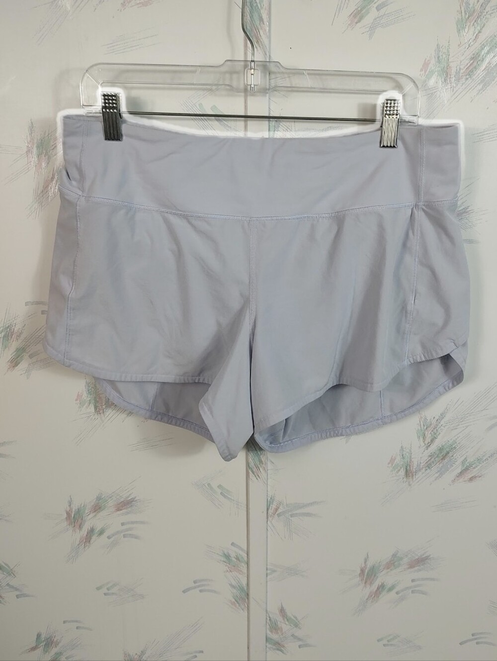 Lululemon 10 Tall Speed Up Short Long 4" Daydream Blue